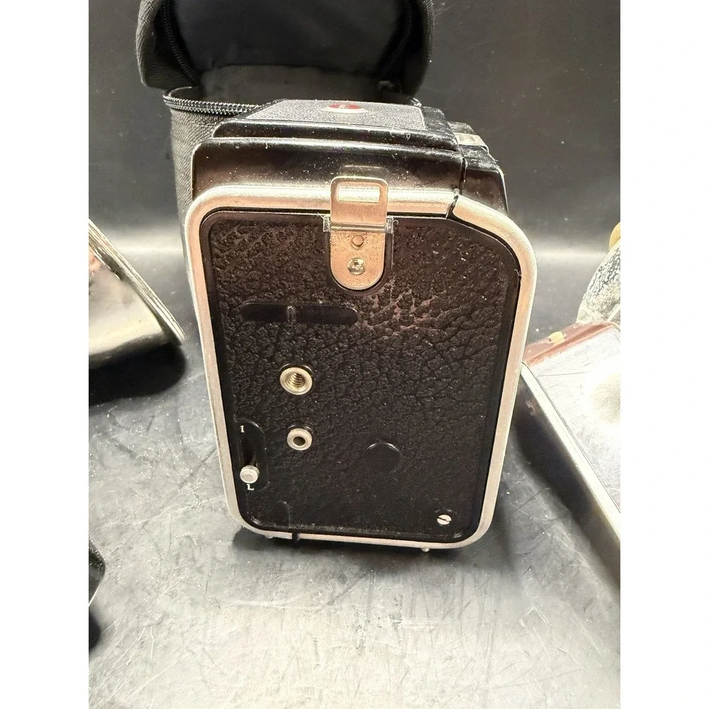 Kodak Duaflex III Vintage TLR Camera w Flash Units‎ Case